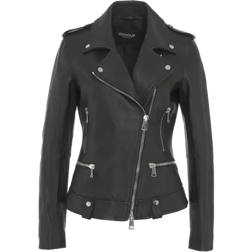 Leder Bikerjacke Dondup - Dondup - Modalova