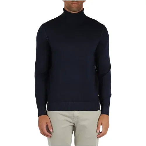 Premium Wollmischung Hochgeschlossener Pullover , Herren, Größe: S - Replay - Modalova