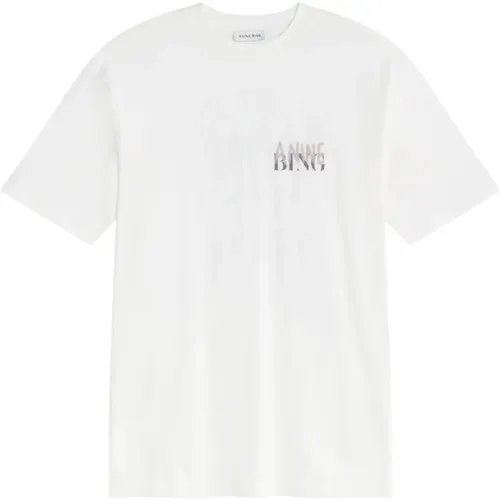 Bedrucktes T-Shirt , Damen, Größe: S - Anine Bing - Modalova