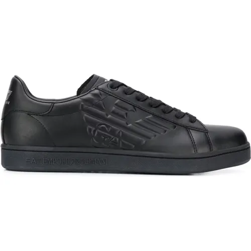 Schwarze EA7 Sneakers , Herren, Größe: 40 1/2 EU - Emporio Armani EA7 - Modalova