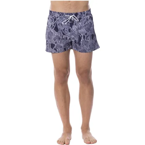 Sport Swimwear Boxer Mare Print , male, Sizes: 3XL, 2XL, 4XL - Roberto Cavalli - Modalova