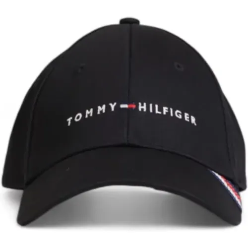 Organische Baumwolle 6 Panel Kappe , Herren, Größe: ONE Size - Tommy Hilfiger - Modalova