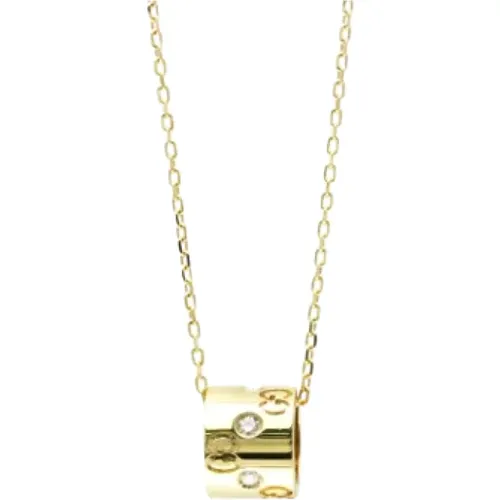 Pre-owned Gold necklaces , female, Sizes: ONE SIZE - Gucci Vintage - Modalova