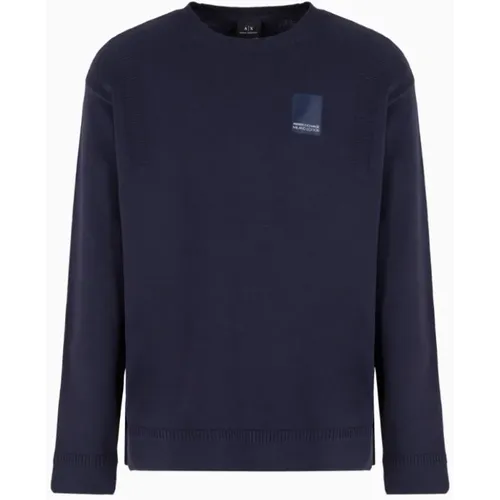 Sweater , male, Sizes: L, XL, M, S, 2XL - Armani Exchange - Modalova