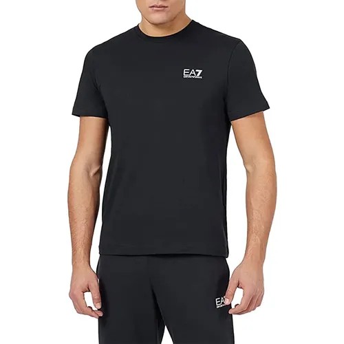 T-shirts and Polos with Small Logo , male, Sizes: M, XS, S, L, 2XL, XL - Emporio Armani EA7 - Modalova