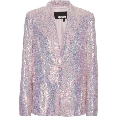 Sequin Oversized Blazer , female, Sizes: 2XL, 2XS, XL - Rotate Birger Christensen - Modalova