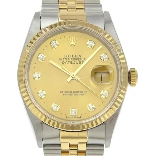 Pre-owned Metal watches , male, Sizes: ONE SIZE - Rolex Vintage - Modalova