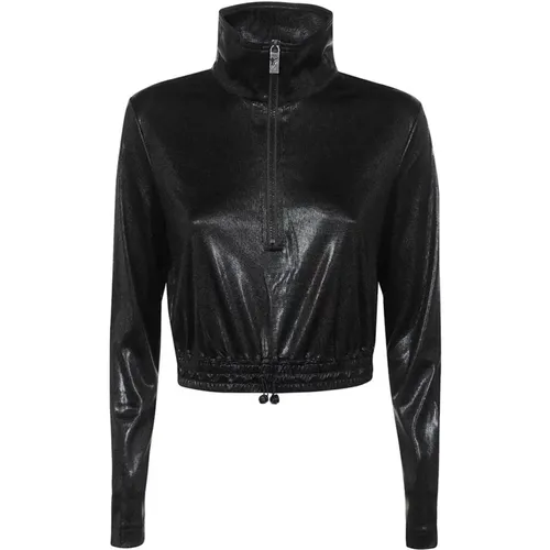 Stylischer Cropped Zip Sweatshirt - John Richmond - Modalova