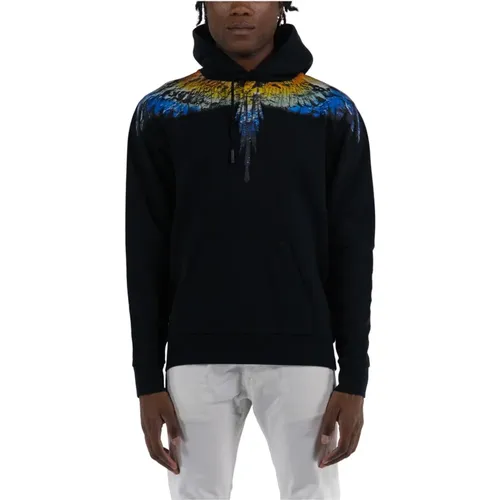 Lunar Wings Hoodie , Herren, Größe: XL - Marcelo Burlon - Modalova