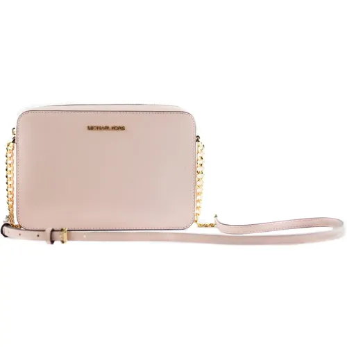 Saffiano Leder Crossbody Tasche Powder Blush - Michael Kors - Modalova