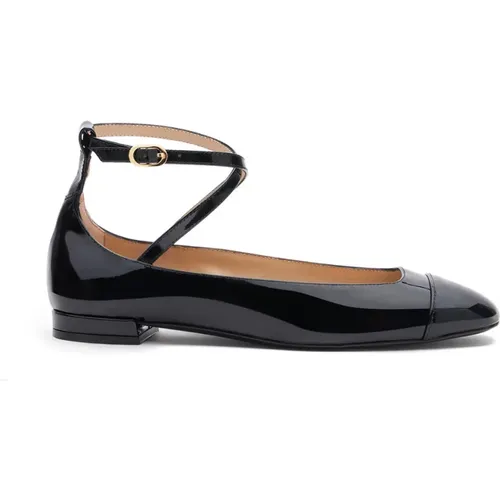 Eden Strap Flat , Damen, Größe: 37 1/2 EU - Stuart Weitzman - Modalova