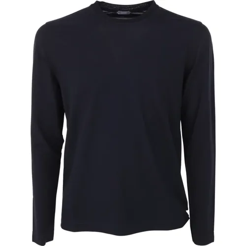 Long Sleeves T-Shirt , male, Sizes: 2XL - Zanone - Modalova