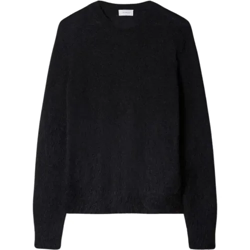 Arrow Knit Crewneck Mohair Sweater , male, Sizes: XL - Off White - Modalova