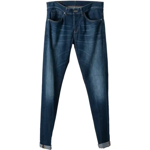 Slim-fit Jeans , male, Sizes: 5XL, XL, 3XL, 4XL, M - Dondup - Modalova