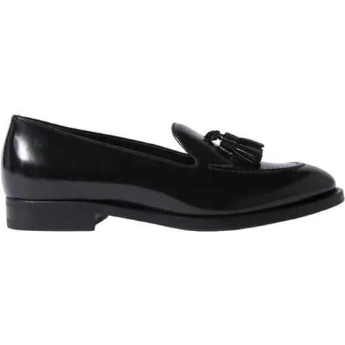 Klassische schwarze Tassel-Loafer , Damen, Größe: 39 EU - Scarosso - Modalova