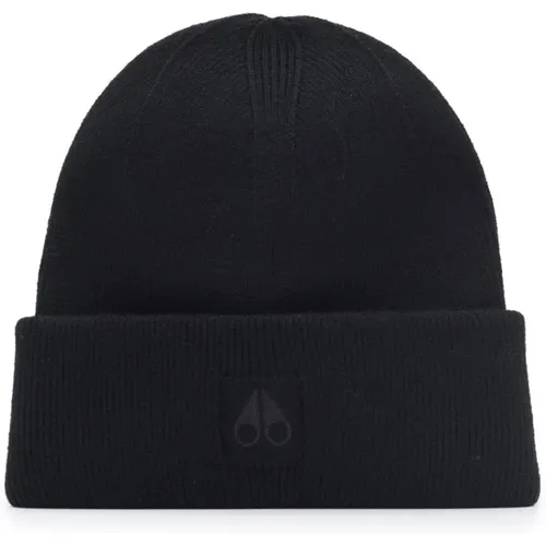 Helicon Beanie in , male, Sizes: ONE SIZE - Moose Knuckles - Modalova