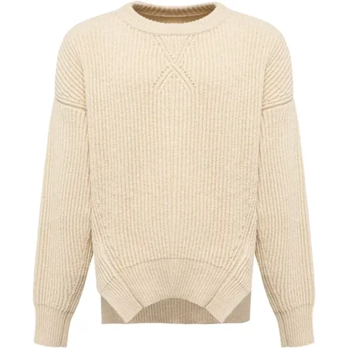 Italienischer Rippstrickpullover , Herren, Größe: S - Jil Sander - Modalova