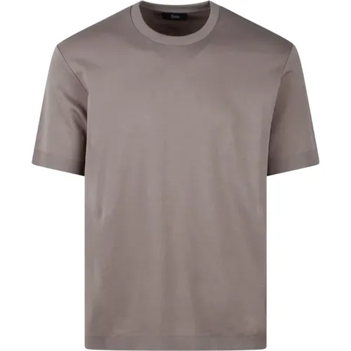 Cotton Piqué T-Shirt , male, Sizes: 2XL - Herno - Modalova
