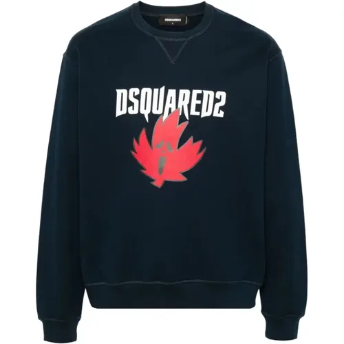 Stylische Sweatshirts für einen trendigen Look , Herren, Größe: M - Dsquared2 - Modalova