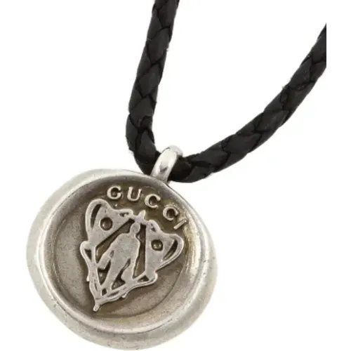 Gebrauchte Silberne Gucci Halskette - Gucci Vintage - Modalova