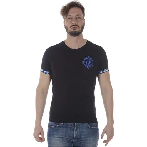 Modernes Triangle Rib T-Shirt , Herren, Größe: S - Versace Jeans Couture - Modalova