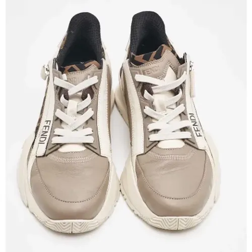 Pre-owned Canvas sneakers , female, Sizes: 5 UK - Fendi Vintage - Modalova