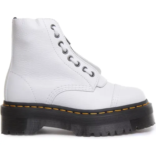 Leather Platform Boots Women , female, Sizes: 8 UK, 6 UK, 4 UK, 7 UK - Dr. Martens - Modalova