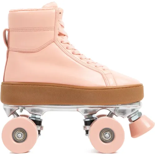 Quilt Leather Roller Skates , female, Sizes: 3 UK - Bottega Veneta - Modalova