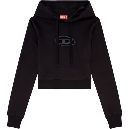 Slimmy Hood Felpa Sweatshirt , female, Sizes: M - Diesel - Modalova