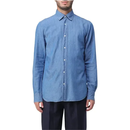 Sterling II Shirt , male, Sizes: L, 2XL, 3XL, XL - Aspesi - Modalova