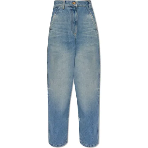 Jeans mit Logo , Damen, Größe: W25 - Palm Angels - Modalova