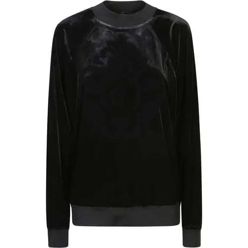 Schwarzer Sweatshirt für Frauen Aw24 , Damen, Größe: 2XS - Just Cavalli - Modalova