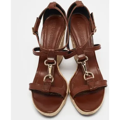 Pre-owned Leder sandals , Damen, Größe: 40 EU - Burberry Vintage - Modalova