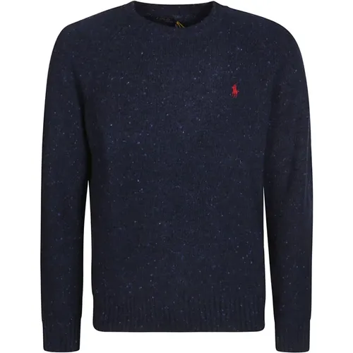 Round-neck Knitwear, Classic Collection , male, Sizes: L, M, S, XL - Polo Ralph Lauren - Modalova