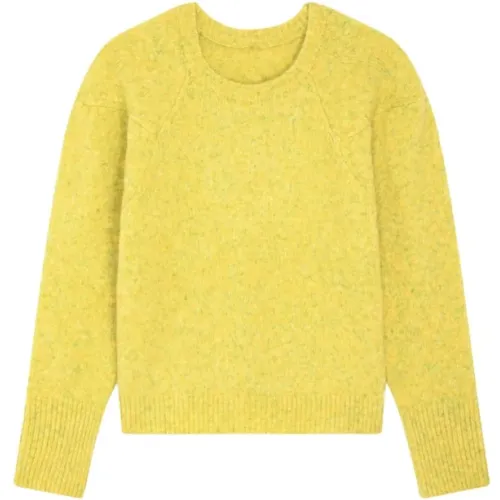 Carla Mixed Wool Sweater - Lemon , female, Sizes: M, S - Roseanna - Modalova