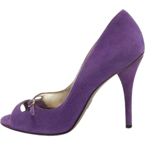 Pre-owned Wildleder heels , Damen, Größe: 38 EU - Dolce & Gabbana Pre-owned - Modalova
