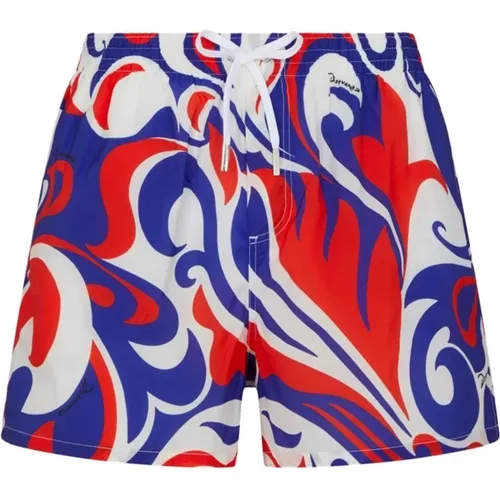 Swirl Swimshorts in Various Colors , male, Sizes: L - Dsquared2 - Modalova