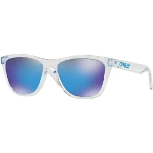 Modern Transparent Sunglasses for Men , male, Sizes: 55 MM - Oakley - Modalova