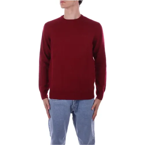 Bordeaux Logo Pullover Regular Fit , Herren, Größe: M - Saint Barth - Modalova