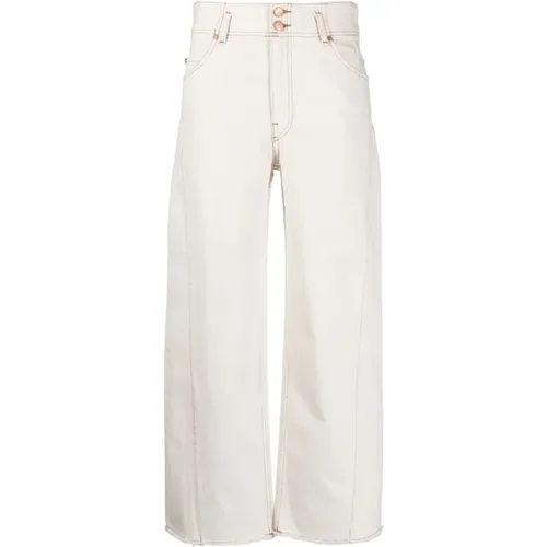 Weiße Straight Jeans Thea Stil - Ulla Johnson - Modalova