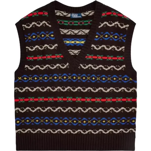 Wollärmelloses Fair Isle Pullover - Ralph Lauren - Modalova