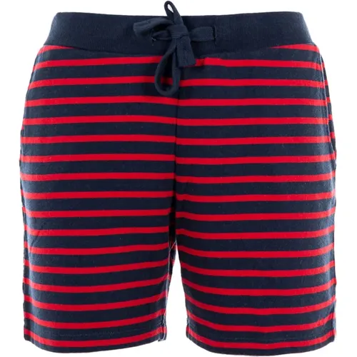 Women's Striped Shorts Outlet Price , male, Sizes: W44, W40 - Sun68 - Modalova