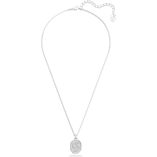 Signum Swan Pendant Necklace, Rose Gold , female, Sizes: ONE SIZE - Swarovski - Modalova