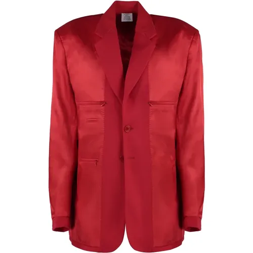 Jacquard Revers Blazer Vetements - Vetements - Modalova