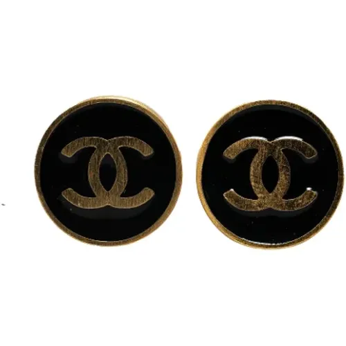 Pre-owned Metal earrings , female, Sizes: ONE SIZE - Chanel Vintage - Modalova