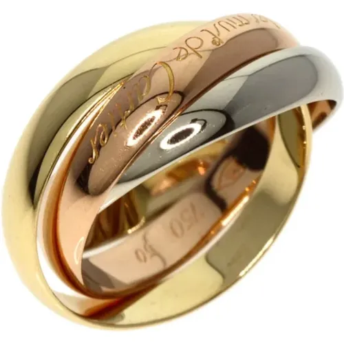 Pre-owned Gold rings , female, Sizes: ONE SIZE - Cartier Vintage - Modalova