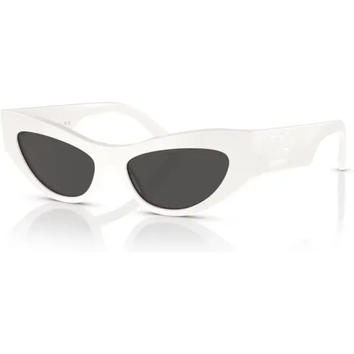 Dark Grey Sonnenbrillen , Damen, Größe: 52 MM - Dolce & Gabbana - Modalova