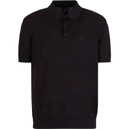 Schwarzes Polo-Shirt,Weißes Poloshirt - Armani Exchange - Modalova
