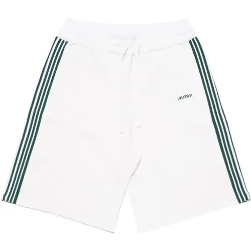 Elastic Waistband Shorts with Side Stripes , male, Sizes: L, M, S - Autry - Modalova