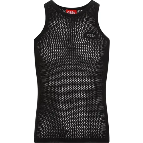 Tank Top Slim Fit , male, Sizes: L, M - 032c - Modalova